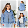 Куртка жіноча 806 l.blue (3XL-8XL)