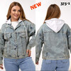 Куртка жіноча 375-1 l.blue (L-5XL)