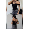 Корсет жіночий 603 black (S-XL)
