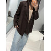 Піджак жіночий 391 chocolate (M-L)