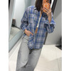 Сорочка жіноча 225-23 blue-white (one size)