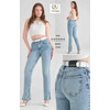 Джинси жіночі 4028 l.blue (25-30)