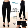 Джинси жіночі (зима) 2575-1 black (34-42) байка
