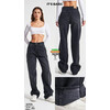 Джинси жіночі (зима) 3628 black (32-36) байка