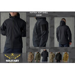 Куртка тактична на флісі  "SoftShell Gore-Tex" т.Синя (S-3XL)
