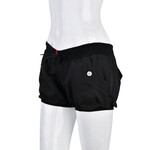 Шорты женские 7012-5 black (02019) (в пачке 8 шт. р.M-2XL)