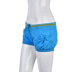 Шорты женские 7020-3 blue (02019) (в пачке 8 шт. р.M-2XL)