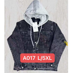 Куртка чоловіча A017 grey (L-5XL)