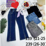 Джинси дитячі 139 black (21-25)
