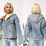 Куртка жіноча 332 l.blue (S-3XL)