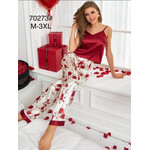 Піжама жіноча 70273 red (50-58)