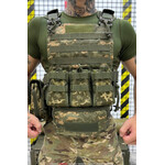 Плітоноска тактична Cordura 1000 швидке скидання піксель