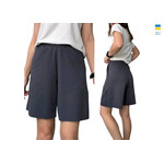 Шорты женские 1239 графіт (в пачке 4 шт. р.S-XL)