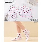 Шкарпетки жіночі KH2397-3 white (37-42)