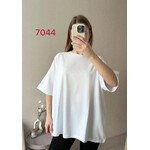 Футболка жіноча 7044 white (52-58)