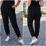 Спортивні штани жіночі 1022 black (S-XL)