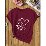 Футболка жіноча AL17 wine (M-3XL)