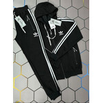 Спортивний костюм чоловічий 13588 black (S-2XL)