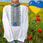 Вишиванка дитяча на хлопчика паплін (3-5р)