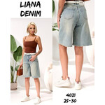 Шорты жіночі 4021 l.blue (25-30)