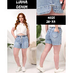 Шорты жіночі 4025 l.blue (28-33)