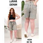 Шорты жіночі 4024 l.blue (30-36)