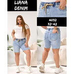 Шорты жіночі 4032 l.blue (32-42)