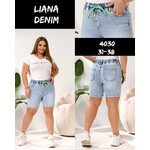 Шорты жіночі 4030 l.blue (31-38)