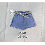 Спідниця-шорти жіноча 261 l.blue (25-30)