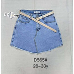 Спідниця-шорти жіноча 565 l.blue (28-33)