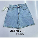 Шорты жіночі 2867 l.blue (25-30)