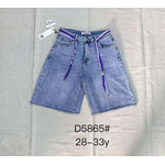 Шорты жіночі 5865 l.blue (28-33)