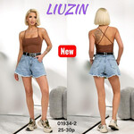 Шорты жіночі 01934-2 l.blue (25-30)