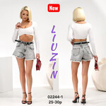 Шорты жіночі 02244-1 l.grey (25-30)