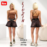 Шорты жіночі 02245-3 coffee (28-33)