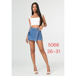 Спідниця-шорти жіноча 5066 l.blue (26-31)