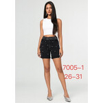 Шорты жіночі 7005-1 black (26-31)