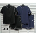 Костюм чоловічий 3511 black (48-54)