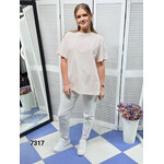 Футболка жіноча 7317 l.beige (one size)