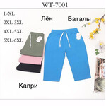 Бриджи жіночі 7001 mix (L-6XL)