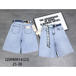 Шорты жіночі 4091 l.blue (25-30)