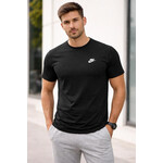 Футболка чоловіча AL109 black (2XL-6XL)
