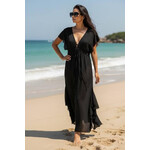 Жіноче парео 1-809 black (one size)