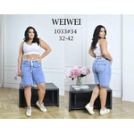 Шорты жіночі 1033 l.blue (32-42)