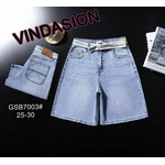Шорты жіночі GSB7003 l.blue (25-30)