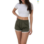 Шорты женские 10614 хакі (в пачке 4 шт. р.2XL-5XL)