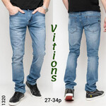 Джинси чоловічі 1320 l.blue (27-34)