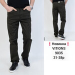 Чоловічі брюки 9035 brown (31-38)