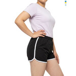 Шорты женские 10614 батал чорний (в пачке 4 шт. р.XL-4XL)