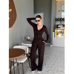 Костюм жіночий 6062 brown (42-50)